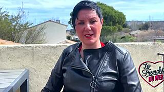 I crave brutal sex like this French milf Nina demands