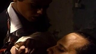 Kelly Trump performs detailed blowjob ending with cumshot directly in her mouth