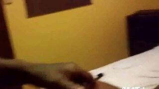 amateur bbw wife takes big black cock in homemade pov creampie