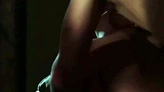 hey pretty brunette takes that hot load on her shaved pussy after passionate couch fuck