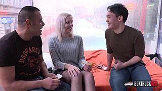 Hot Julia Parker Puts Dildo in Ass While Masseur Fucks Pussy!