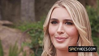 Thick blonde babe Ella Reese rides on monster cock in interracial cowgirl