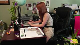 Can Horny Secretary Pepper Kester Satisfy Busty Milf Boss Nina Hartley with Passionate Lesbian Licking and Fingering?