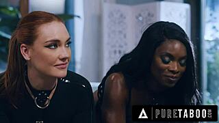 Obedient Siri Dahl and best friend Ana Foxxx submit to husband in FFM.