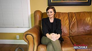 hey charming cutie kylie gives a bj and gets pounded to swallow a cum treat