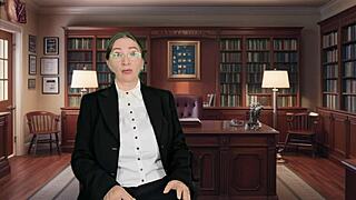 Will This Hypnotized Busty Mature MILF Principal Fall For The Bully's Secret Weapon In Role-Play?