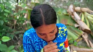 my innocent peasant girlfriend gets a wild massage in exchange for some chickens