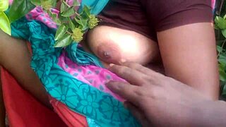 Isn't this Indian beauty's boobs aunty video tempting with wife roommate outdoor homemade vibes?