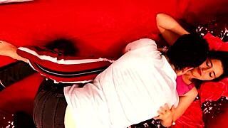 my redhead wife moans intensely during our hot amateur pov sex session.