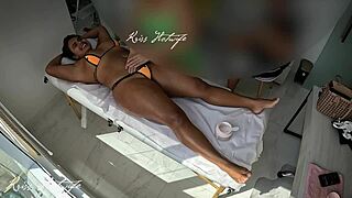 Overwhelmed With Desire Using Tiny Bikini Shoved In My Pussy For Delicious Outdoor Massage