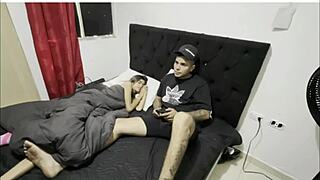 He wakes up to his horny stepsister craving CUM from morning - full story