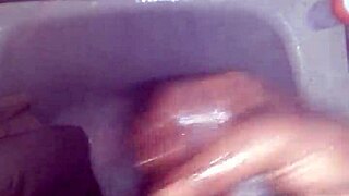 jerking my dick in shower