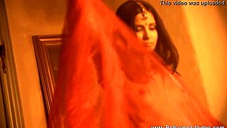 Look at this lovely brunette gracefully dancing and stripping off clothes in solo.