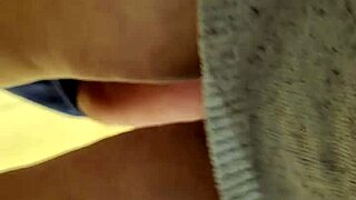 Husband bends wife over kitchen counter for deep pussy fuck