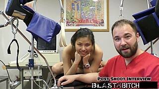 Raya Nguyen's Pussy Blasted In Doggystyle Creampie Climax