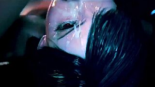 Brunette with big tits takes big cock cumshot and monster cock cum