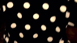 naughty wifey fingers natural tits and wet pussy slyly