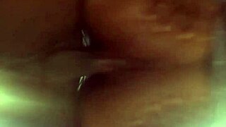 amateur ebony sits ass up on monster black cock bouncing wildly