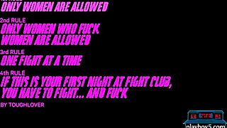 raw passion erupts in lesbian-only fight club frenzy