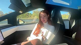 Taking My Best Friends Girlfriends Virginity with Creamy Car Sex as Rosie Rider