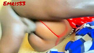 Tiny ebony hood slut pounded rough to submission