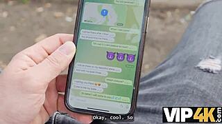 Girlfriend Plays No Panties Game in Ruins with Friend Watching Cumshot