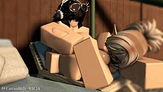 sexy elf fucks doggystyle creampie sauna game part 3~