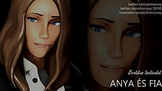 What forbidden cravings hide in this taboo Hungarian milf?