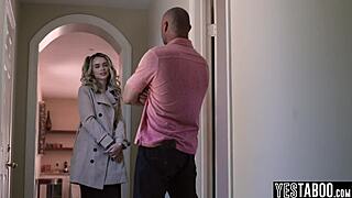 Can Petite Stepdaughter Handle Stepdad's Monster Cock Pounding?