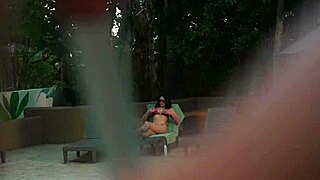 wanna dive into charlotte sins big tits poolside pussy licking cowgirl ride?