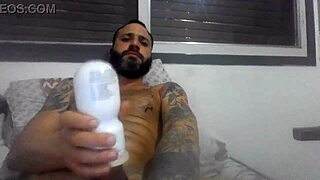 Amateur Solo Masturbation With Pierced Nipples Tattoo Piercing In Homemade Video