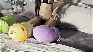 Mya Petite Latina Casting BTS Deepthroat Monster Cock Tease