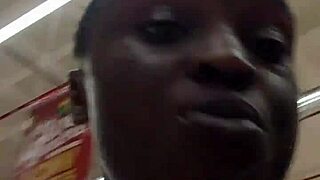 Nigerian Bitch Masturbates Mall Bathroom