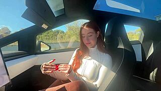 Taking My Best Friends Girlfriends Virginity with Creamy Car Sex as Rosie Rider