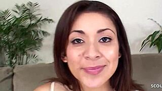 slim latina teen chanel chavez first anal dp mmf in nylons