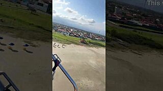 Priscila Belini Big Tits Naked Masturbating Paramotor Flight