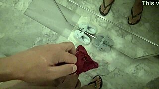 omg i caught 18 year old stepson jerking my dirty panties