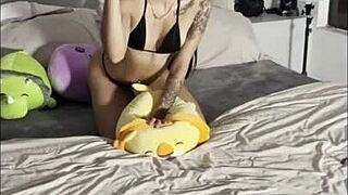 Mya Petite Latina Casting BTS Deepthroat Monster Cock Tease