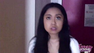 luna mills begs professor brogan's cum in her tight pussy