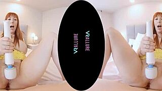 Lauren Phillips VRAllure Dildo Fucks Redhead Ass