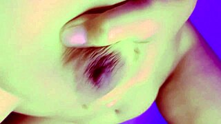 i'm schoolgirl showing wet pussy cam to boyfriend with creampie finish