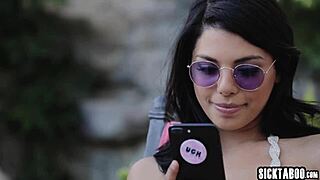 Petite Latina Gina Valentina Licks Big Tit MILF Brandi Love's Pussy