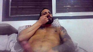 Amateur Solo Masturbation With Pierced Nipples Tattoo Piercing In Homemade Video