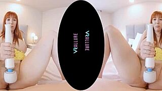 Lauren Phillips VRAllure Dildo Fucks Redhead Ass