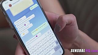 she sneaks a quick taste of that forbidden cheating lesbian cunt