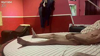 amateur couple masturbates front and back in homemade tease