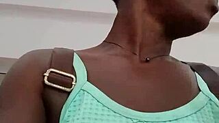 Nigerian Bitch Masturbates Mall Bathroom