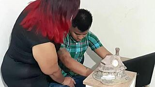 secretary sneaks horny cock suck in office quickie