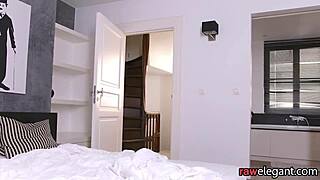 young european teen babe's tight ass slammed doggystyle spooning