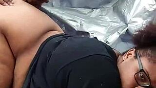 nerdy fat ass ebony pounded hard outside public park quickie